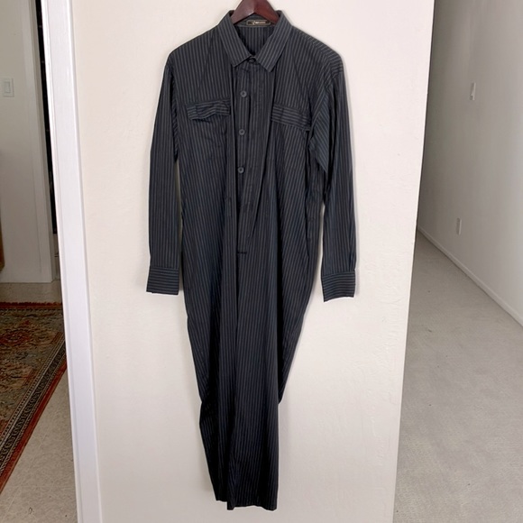 Black and white stripe custom made romper for 5’8 slim build or shorter - Picture 1 of 4